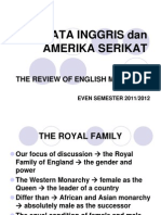 Pranata Inggris Dan Amerika Serikat: The Review of English Materials