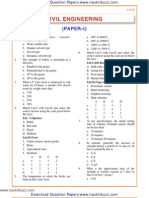 SSC Junior Engineer Question Papers For CIVIL 5