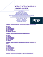 Test de Autoevaluacion para Alcoholismo