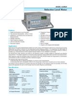 SLM620 - Selective Level Meter