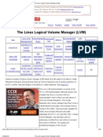 The Linux Logical Volume Manager (LVM)