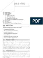 Unit 16 Equilibrium in Money Market: 16.0 Objectives