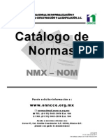 Catálogo NMX - Actualizado