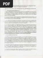 Instructivo para La Elaboración Del Informe de Pasantías