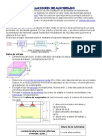 Calculo Iluminacion Interiores, Industrial y Comercial