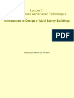 01 JSB551 Introduction To Design of Multi Storey Buildings