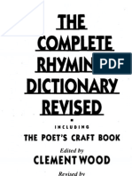 The Complete Rhyming Dictionary