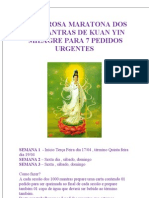 Milagrosa Maratona Dos 1000 Mantras de Kuan Yin para Pedidos Urgentes