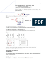 Algebra de Matrices A