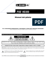 POD HD300 Quick Start Guide - Spanish (Rev C)