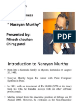 Presentation On Present Business Leader: " Narayan Murthy" Presented by