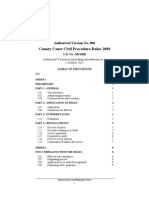 County Court Civil Procedure Rules 2008