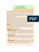 IB Biology Internal Assessment Guide