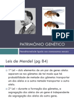 Património Genético - Trabalhos de Morgan