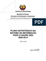 Plano Estrategico SIS 2009-2014 Aprovado