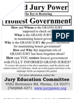 Grand Jury Power