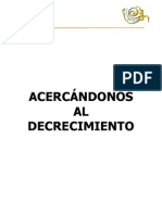 Acercándonos Al Decrecimiento