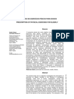 Prescrição de Exercícios Físicos para Idosos