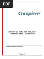 Compiere Installation Instructions Edb