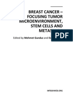 Breast Cancer - Focusing Tumor Microenvironment Stem Cells and Metastasis