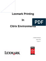 Citrix Lexmark Printing NL