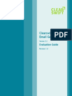 Clearswift SECURE Email Gateway Evaluation Guide