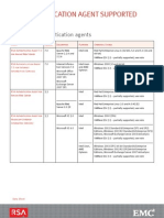 RSA Authentication Agent Supported Platforms