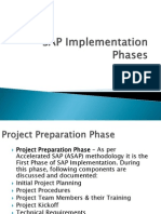 SAP Implementation Phases