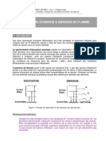 Absorption Atomique Emission Flamme