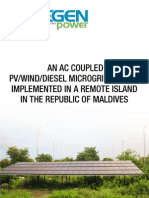 Maldives PV Wind Diesel Microgrid System