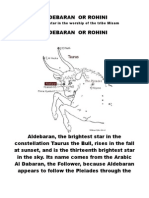 ALDEBARAN OR ROHINI The Divine Star in The Worship of The Tribe Misam