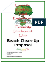 Beach Clean Up Proposal