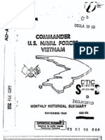 U.S. Naval Forces Vietnam Monthly Historical Summary Nov 1969