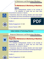 Diagnostic Maintenance and Monitoring of Machines1