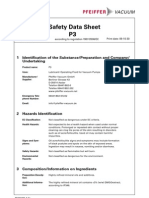 Pfeiffer P3 MSDS