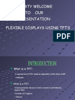 Flexible Displays Using TFT'S