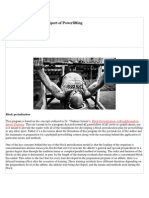 Block Periodization in The Sport of Power Lifting