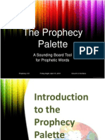 Prophecy 101: The Prophecy Palette - A Sounding Board For Prophetic Words