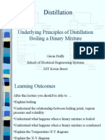 Distillation: Underlying Principles of Distillation Boiling A Binary Mixture