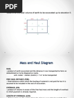 Problem: Determine The Total Volume of Earth To Be Excavated Up To Elevation 0