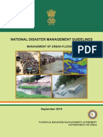 NDMA Guidelines On The Management of Urban Flooding - Naresh Kadyan