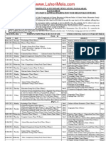 Bise FSD Date Sheet 2012 Www-Lahorimela-Com