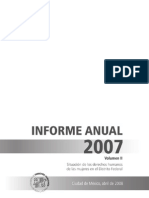 Situacion de Los Derechos Humanos Mujeres - Informe - 2007 Vol I