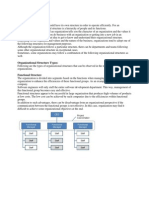 Organizational Structure