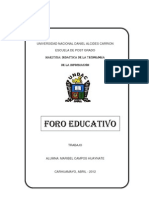 Foro Educativo