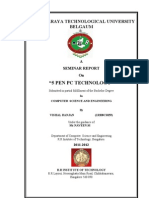 Visvesvaraya Technological University Belgaum: "5 Pen PC Technology"