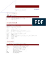 JED Command Syntax: Option Description