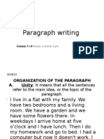 Paragraph Writing