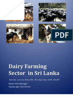 Dairy Farming Sector in Sri Lanka