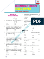 Apspdcl LDC Previous Paper 2012